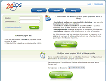 Tablet Screenshot of 24log.es